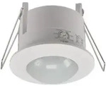 Decken-Einbau-Bewegungsmelder 360&deg; LED geeignet, 6m Detektion, wei&szlig;