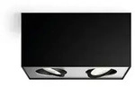 Philips MyLiving Box Warm Glow LEDSpot 2 flg. schwarz