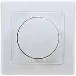 DELPHI Dimmer f&uuml;r LED Lampen 250V~/ 3-60W, inkl. Rahmen, UP, wei&szlig;