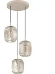 H&auml;ngeleuchte EGLO ''Romazzina'', E27, 3-flammig, Stahl, sandfarben, 110x46cm