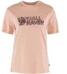 Fj&auml;llr&auml;ven Damen Lush Logo T-shirt - L - Chalk Rose