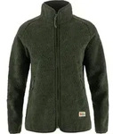 Fj&auml;llr&auml;ven Damen Vardag Pile Fleecejacke - L - Deep Forest