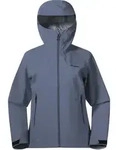 Bergans Damen Essentials 3L Shell Regenjacke - XS - Granite Blue