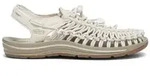 Keen Damen Uneek Outdoorsandale - 40.5 - white cap/cornstalk