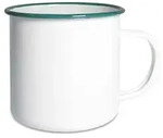Origin Outdoors 360ml Emaille Tasse - STK - ocean