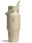 Hydro Flask 710ml Wide Flex Straw Travel Cap Isolierflasche - STK - tonal oat