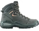 Lowa Damen Renegade Evo GTX Mid WIDE Wanderstiefel - 42 - graphit/aprikose