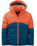 Trollkids Kinder Gryllefjord Isolationsjacke - 116 - deep orange/madeira blue/deep