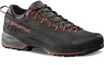 La Sportiva Herren TX4 Evo GTX Zustiegsschuh - 46 - Carbon/Cherry Tomato