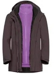 Jack Wolfskin Damen Rotwand 3in1 Jacke - L - sheer plum