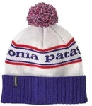 Patagonia Powder Town Beanie - STK - Park Stripe: Viking Blue