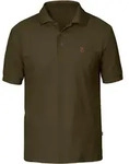 Fj&auml;llr&auml;ven Herren Crowley piqu&eacute; shirt - M - Dark Olive