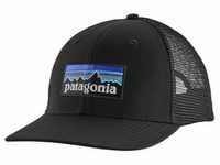Patagonia P-6 Logo Trucker Hat, ALL - black
