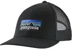 Patagonia P-6 Logo LoPro Trucker Hat - STK - Black