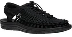 Keen Herren Uneek Outdoorsandale - 44 - black/black