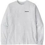 Patagonia Herren Long-Sleeved P-6 Logo Responsibili-Tee - L - white