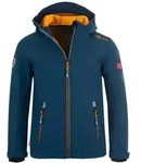 Trollkids Jungen Trollfjord Softshelljacke - 110 - mystic blue/golden yellow