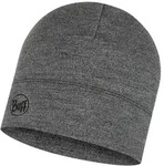 Buff Merino Midweight Beanie - STK - Melange Light Grey