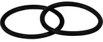 Trangia O-Ring f&uuml;r Spiritusbrennerdeckel (1 Paar) - STK - schwarz
