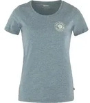 Fj&auml;llr&auml;ven Damen 1960 Logo T-Shirt - S - Indigo Blue-Melange