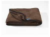 Cocoon Fleece Decke (Maße 200x160cm / Gewicht 0,89kg) - chocolate brown