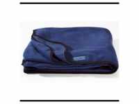 Cocoon Fleece Decke (Maße 200x160cm / Gewicht 0,89kg) - midnight blue
