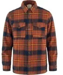 Fj&auml;llr&auml;ven Fj&auml;ll R&auml;ven Herren &Ouml;vik Lite Padded Shirt - L - Autumn Leaf-Dark Navy
