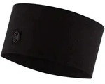 Buff Merino Wide Stirnband - STK - Solid Black