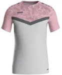 Jako JAKO T-Shirt Iconic soft grey/dusky pink/anthra light 34