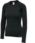 HUMMEL hmlCLEA SEAMLESS TIGHT T-SHIRT L/S black melange XS