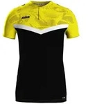Jako Polo Iconic schwarz/soft yellow S