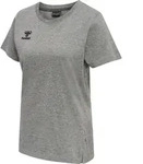 HUMMEL hmlMOVE GRID COTTON T-SHIRT S/S WOM grey melange XS