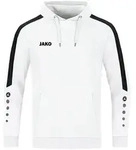 Jako Kapuzensweat Power wei&szlig; 34