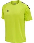 HUMMEL hmlCORE XK CORE POLY T-SHIRT S/S lime popsicle S