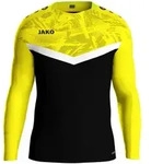 Jako Sweat Iconic schwarz/soft yellow 116