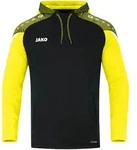 Jako Kapuzensweat Performance schwarz/soft yellow M