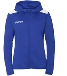 Kempa Emotion 27 Kapuzenjacke Damen royal/wei&szlig; L