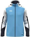 Jako Kapuzenjacke Dynamic skyblue/wei&szlig;/marine 116