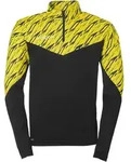 Uhlsport Progressive 28 1/4 Zip Top schwarz/limonengelb 116