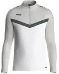 Jako Ziptop Iconic wei&szlig;/soft grey/anthra light L