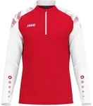 Jako Sonic Ziptop Trainingsoberteil rot/wei&szlig; L