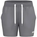 Jako Joggingshort One Cotton Damen grau 34