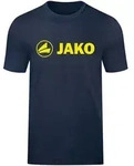 Jako T-Shirt Promo marine meliert/neongelb 164