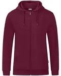Jako Kapuzenjacke Organic maroon 4XL