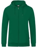 Jako Kapuzenjacke Organic gr&uuml;n 38