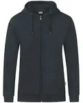 Jako Kapuzenjacke Organic anthrazit 36
