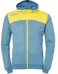 Kempa Emotion 2.0 Kapuzenjacke Dove Blau/limonengelb 4XL