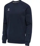 HUMMEL hmlMOVE GRID COTTON SWEATSHIRT marine 2XL