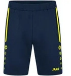 Jako Trainingsshort Allround marine/neongelb S