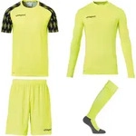 Uhlsport Reaction Goalkeeper Set Fluo Gelb/schwarz 152